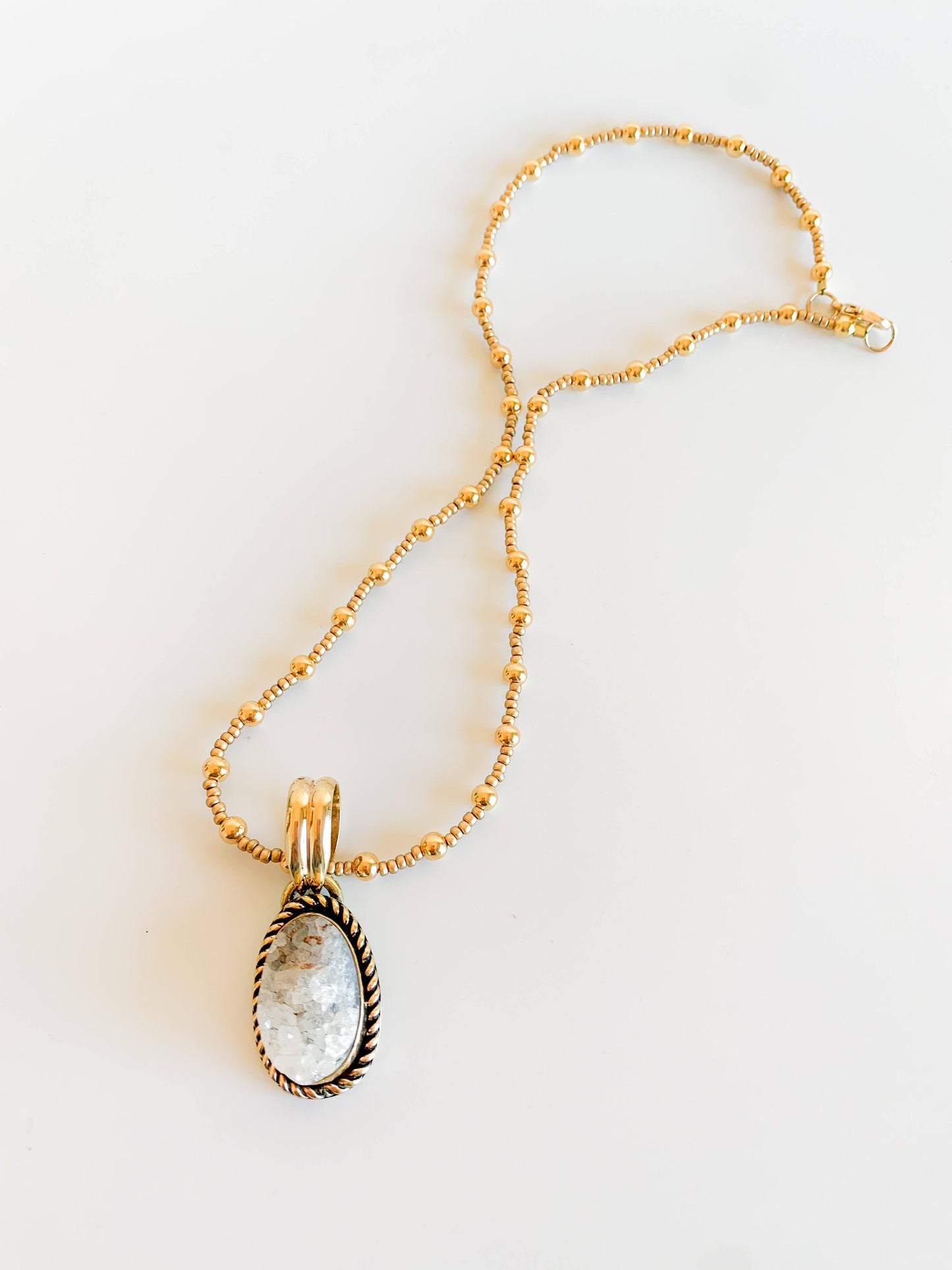 West Texas Quartz Pendant Necklace