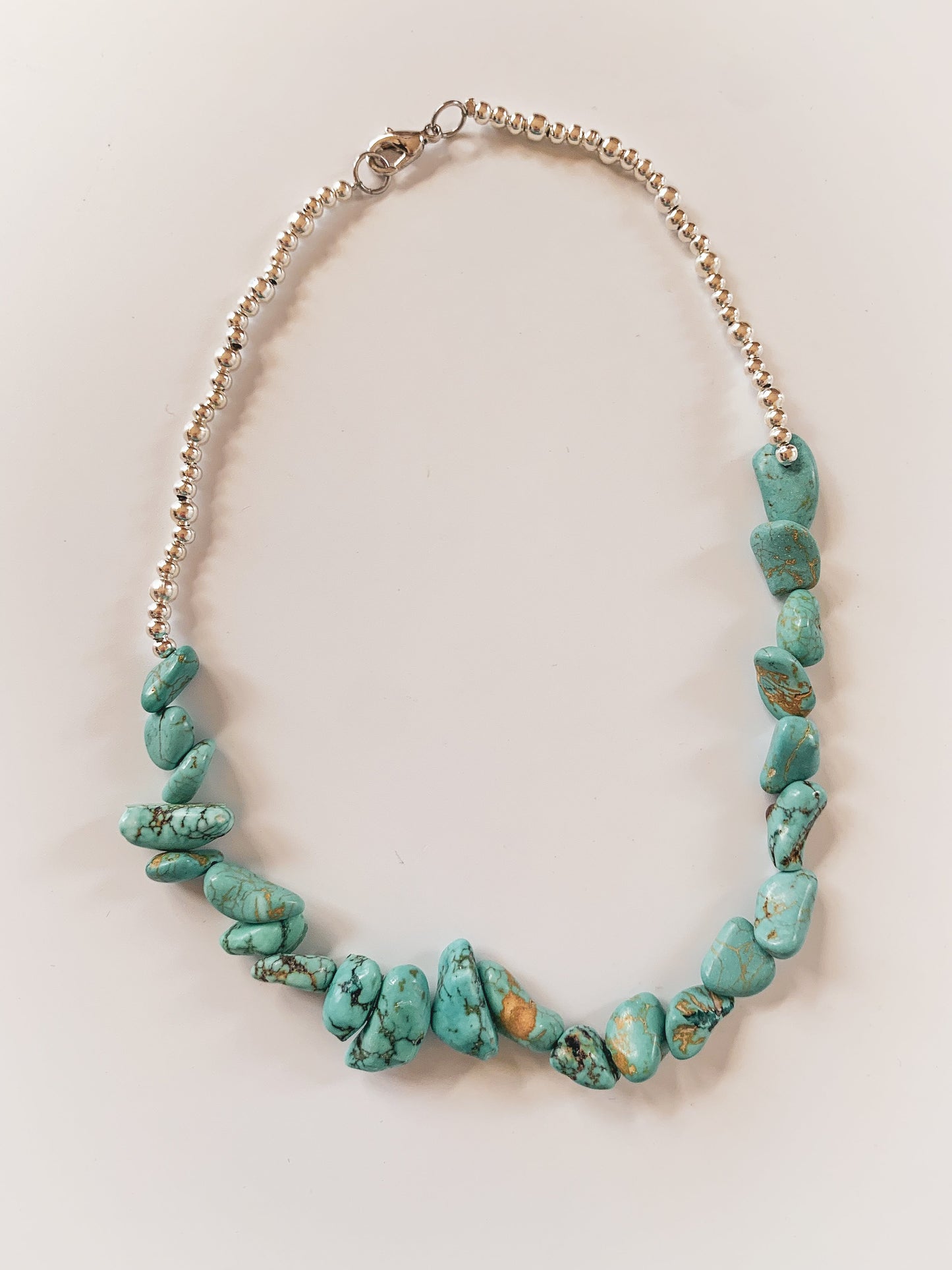Number 8 Turquoise Choker Necklace