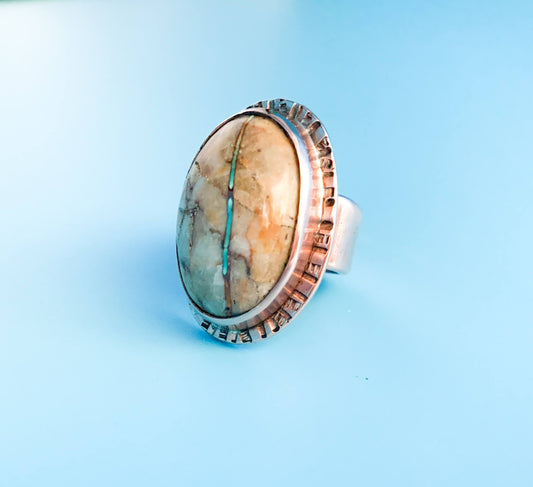 Royston Ribbon Turquoise Ring