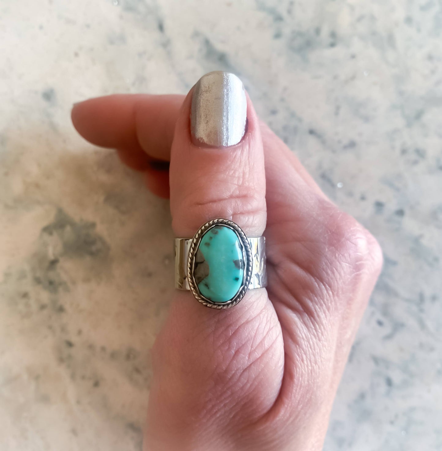 Castle Dome Turquoise Ring