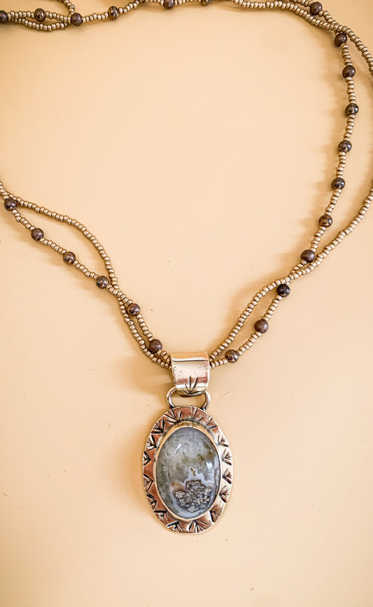 Quartz Mountain Pendant Necklace