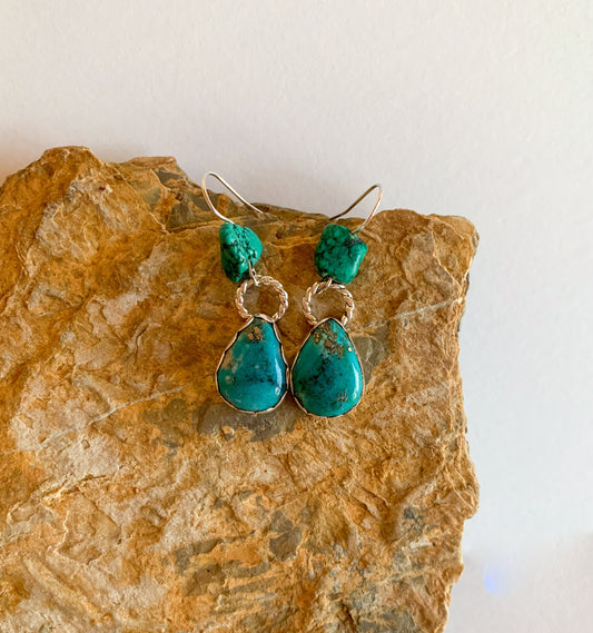 Turquoise Mountain Earrings