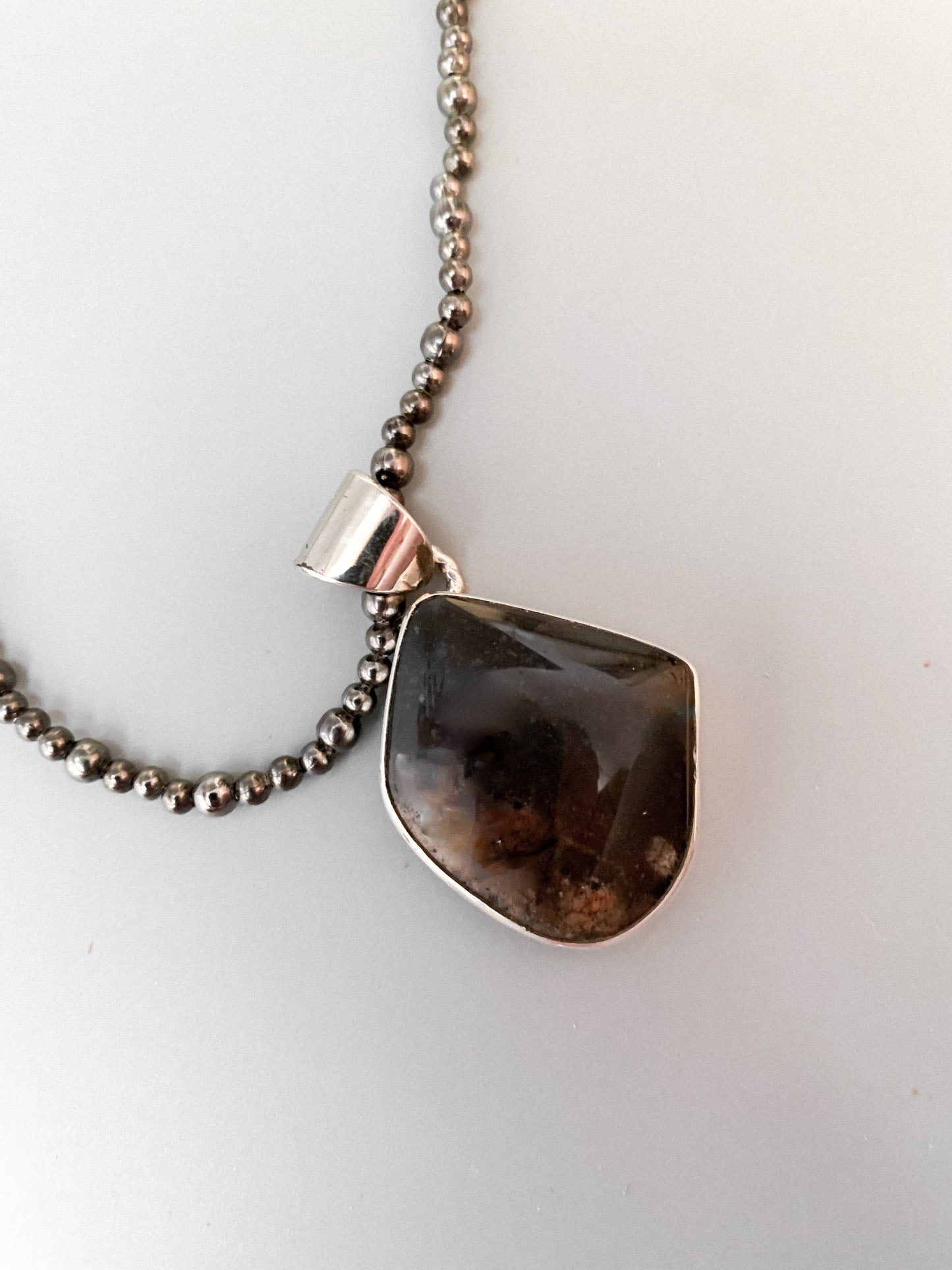 New Moon Pendant and Necklace