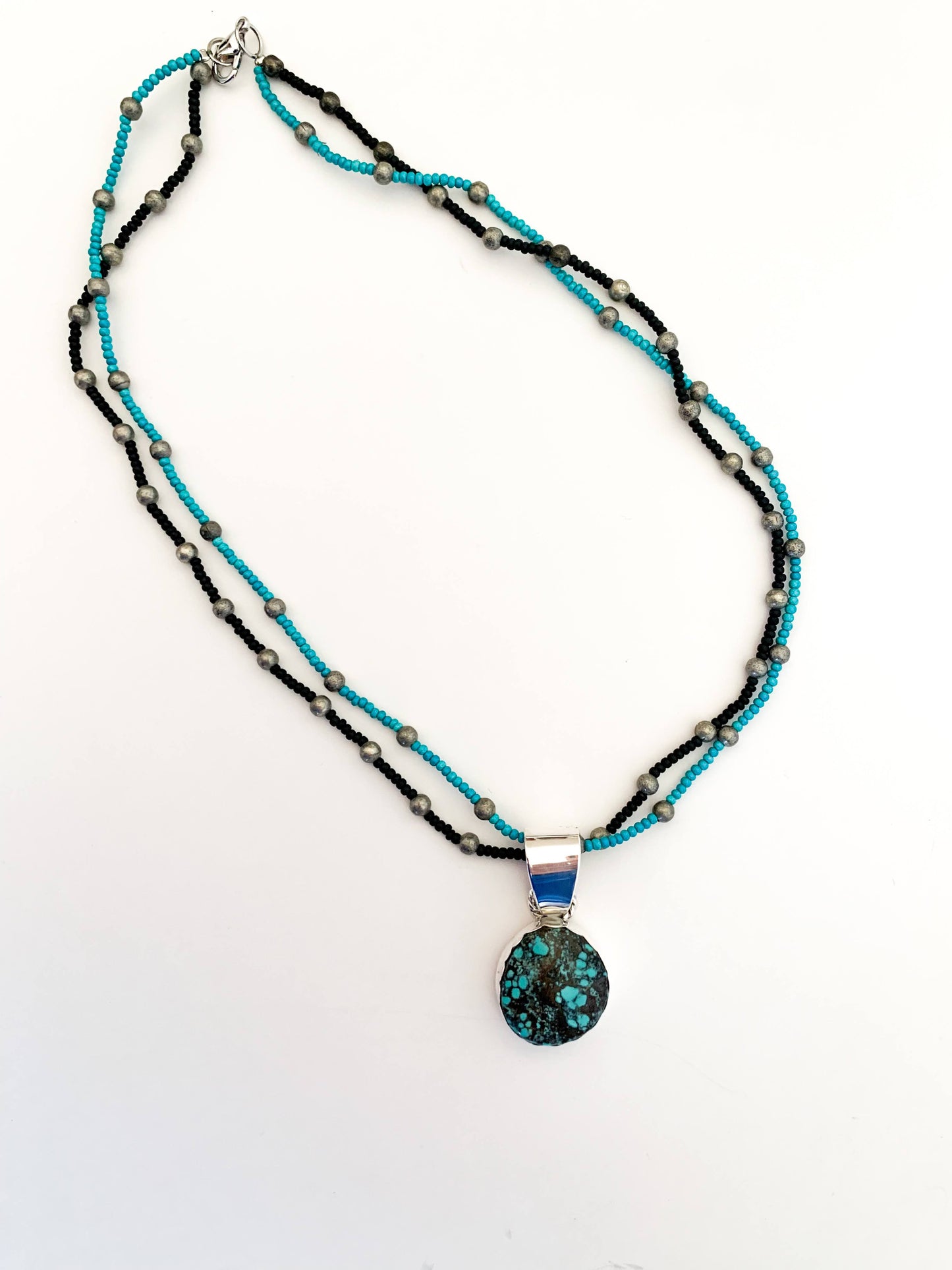 Bisbee Turquoise Pendant and Necklace