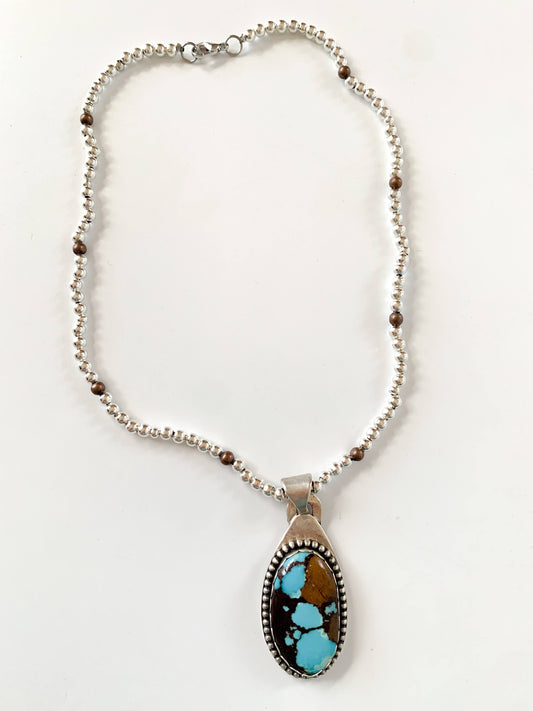 Sierra Nevada Turquoise Pendant and Necklace
