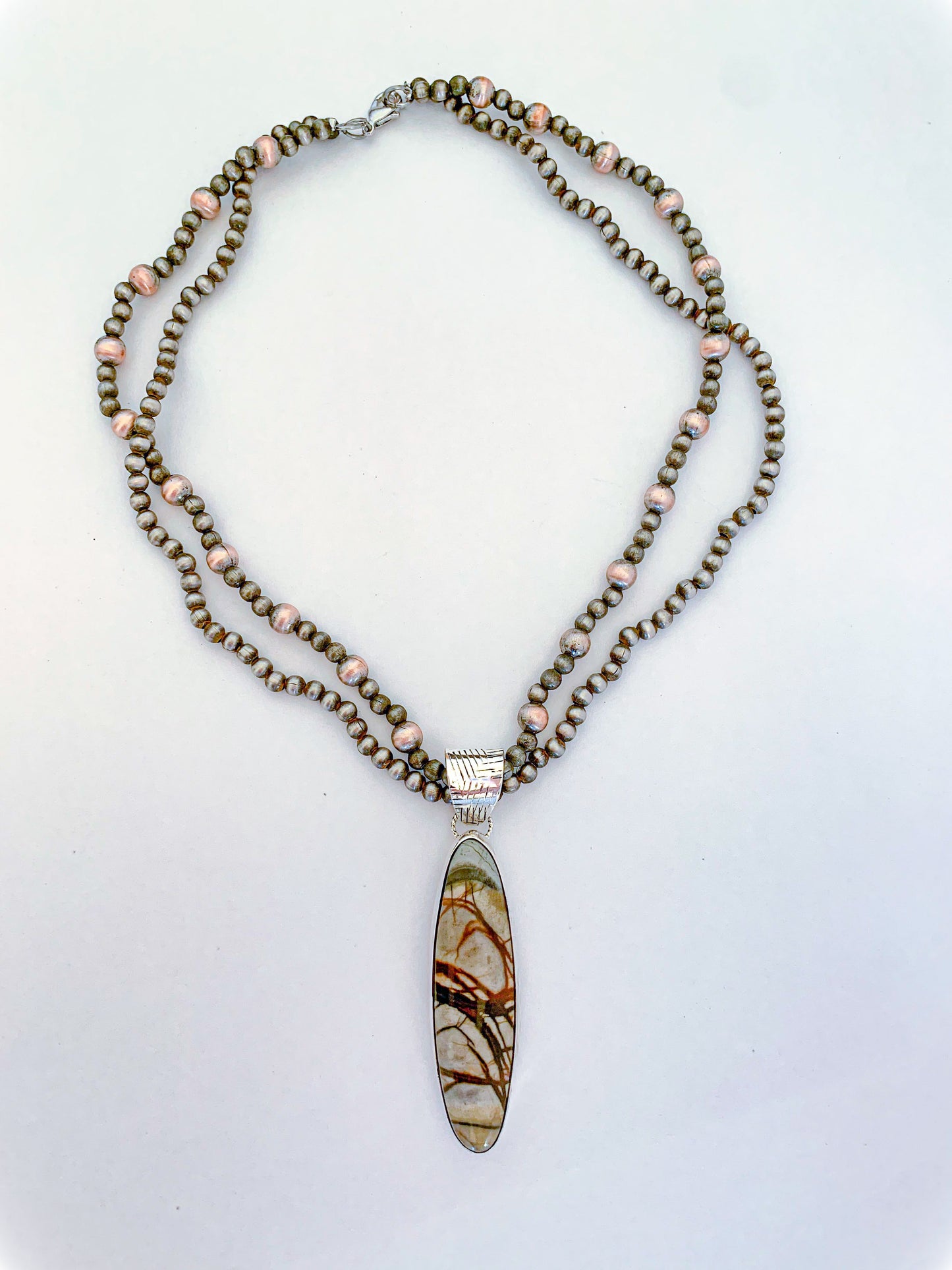 Picasso Marble Pendant and Necklace