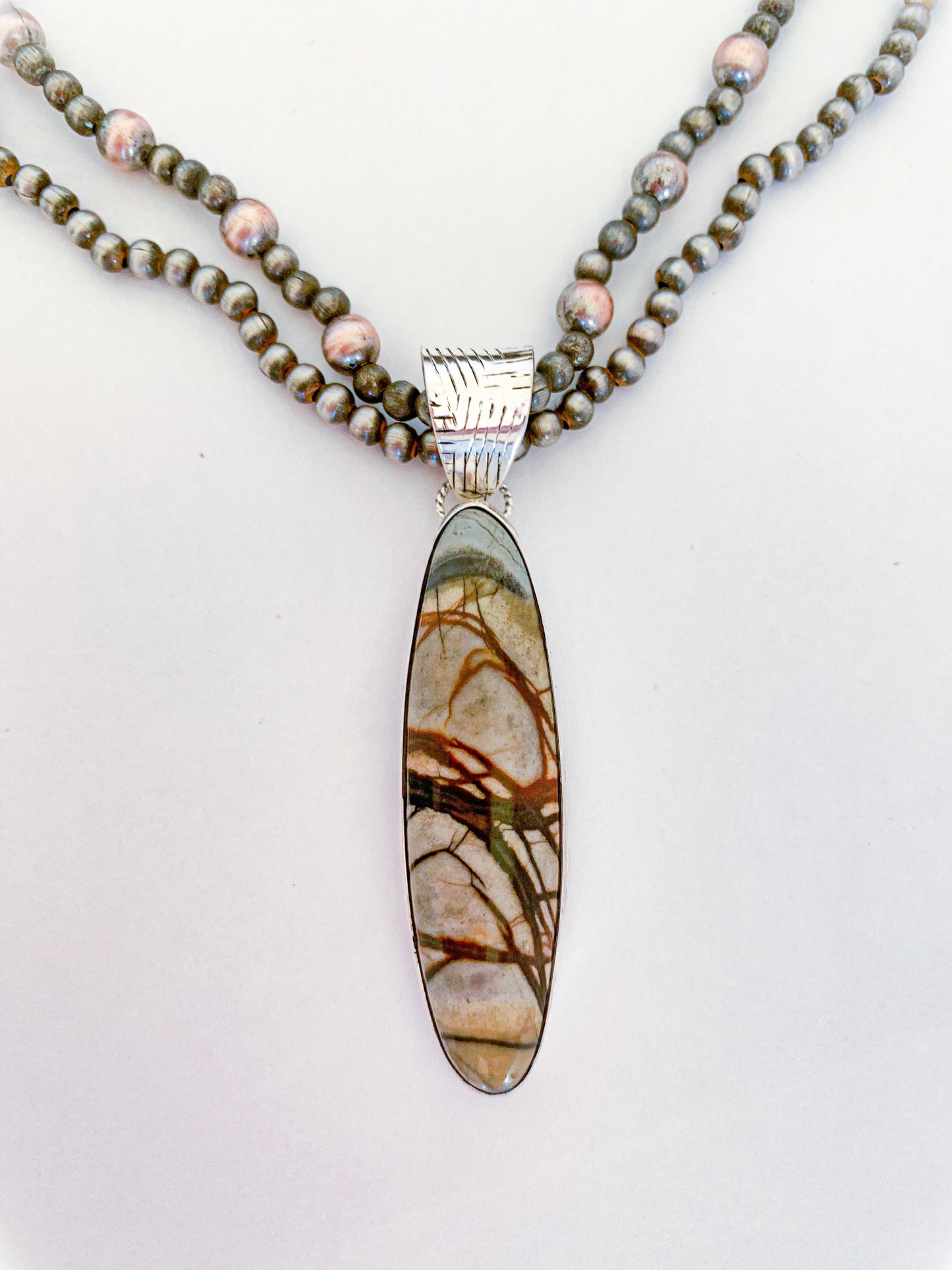 Picasso Marble Pendant and Necklace