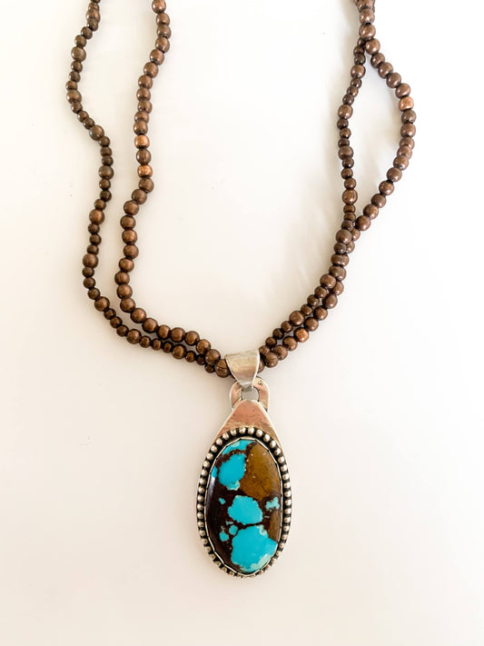 Sierra Nevada Turquoise Pendant and Necklace